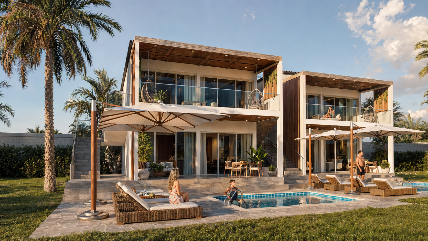 Cabañas del resort Amotape — SAMAYVA